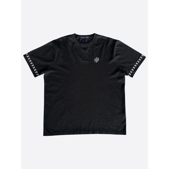 Louis Vuitton Black & White Signature Knit T-Shirt